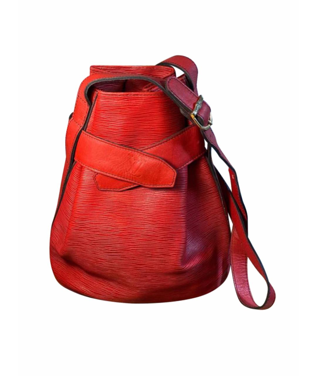 LOUIS VUITTON PRE-OWNED Красная кожаная сумка через плечо, фото 1