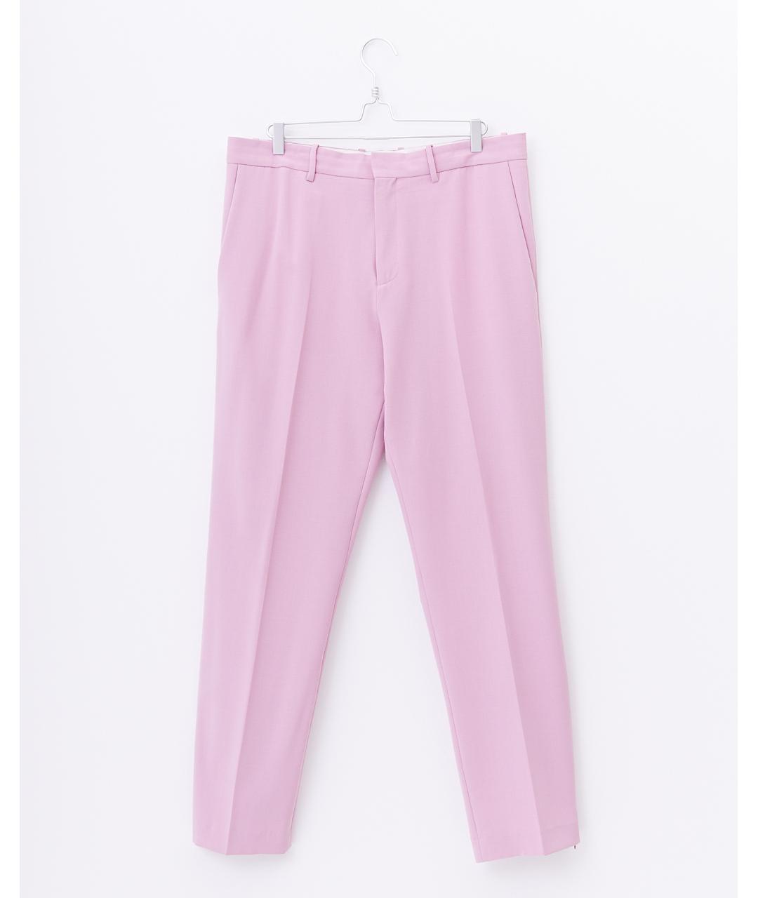 BOTTER Розовые хлопковые классические брюки, фото 8
