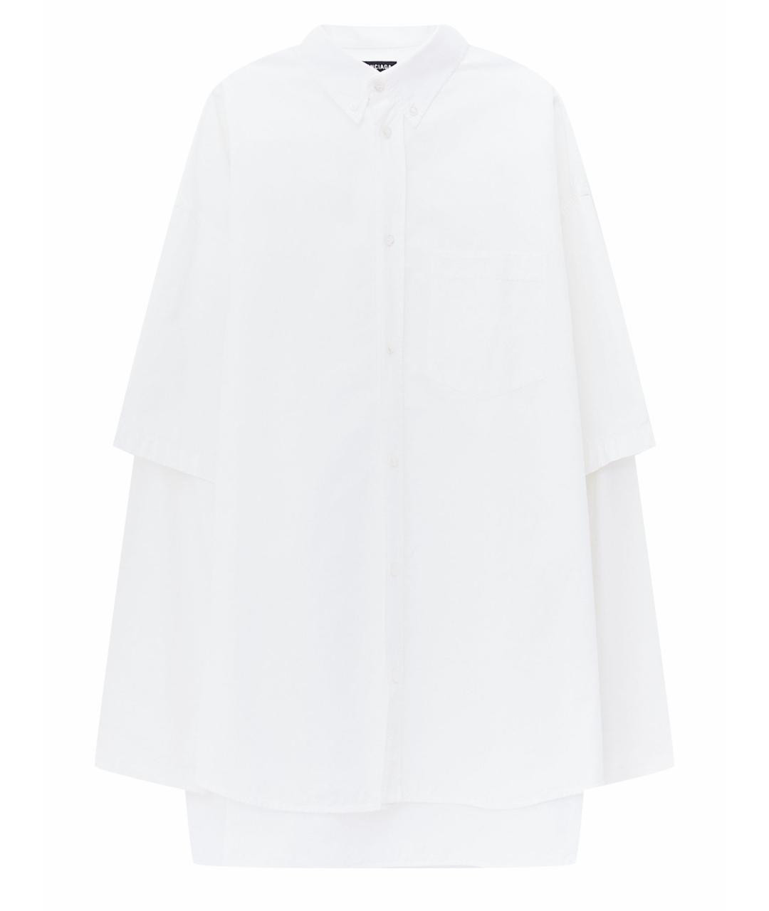 BALENCIAGA Белая кэжуал рубашка, фото 1