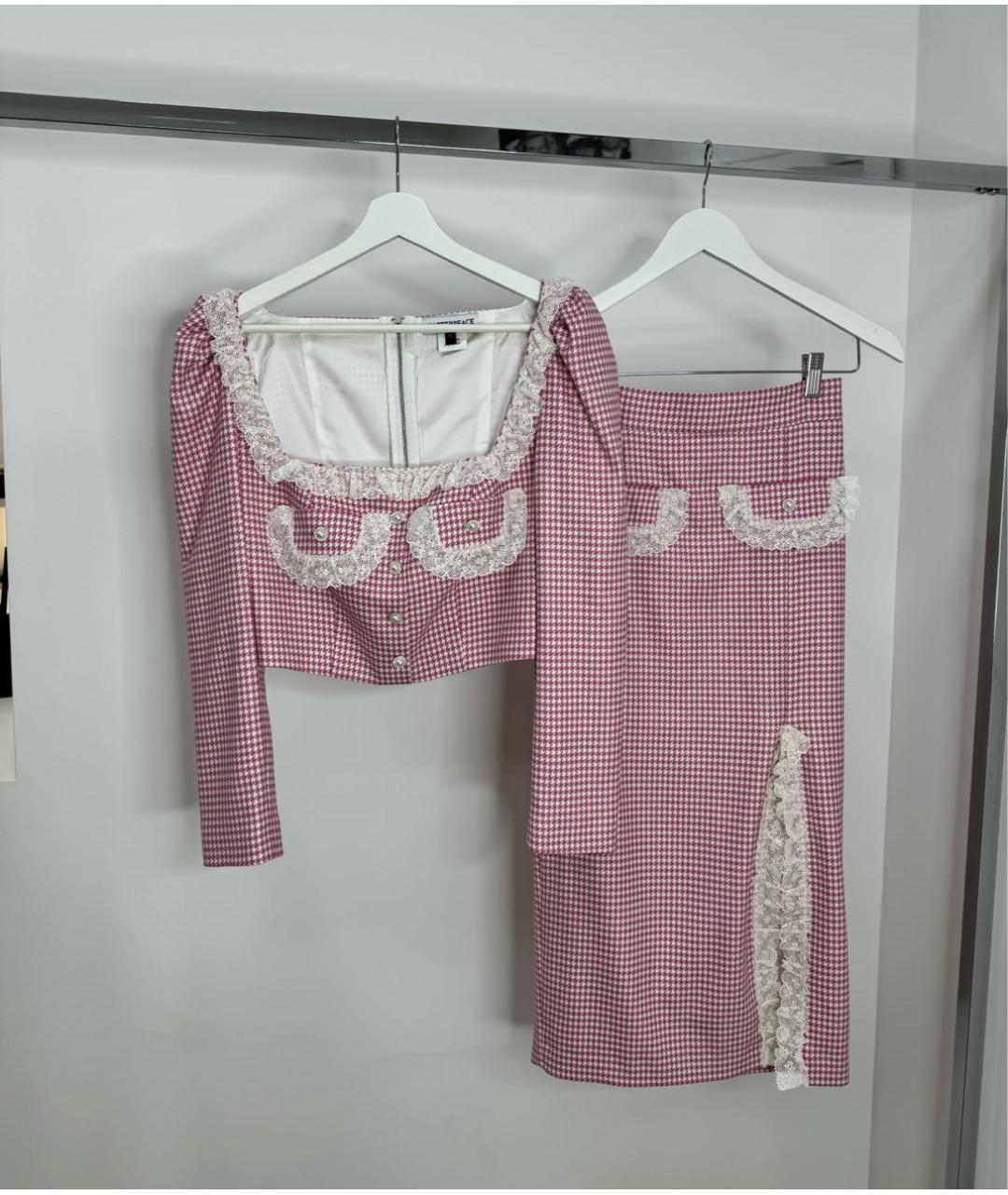 MASTERPEACE Розовый вискозный костюм с юбками, фото 3
