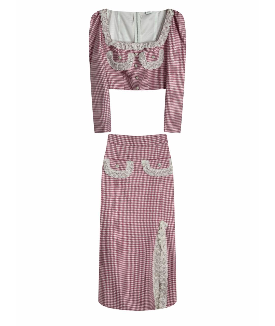 MASTERPEACE Розовый вискозный костюм с юбками, фото 1