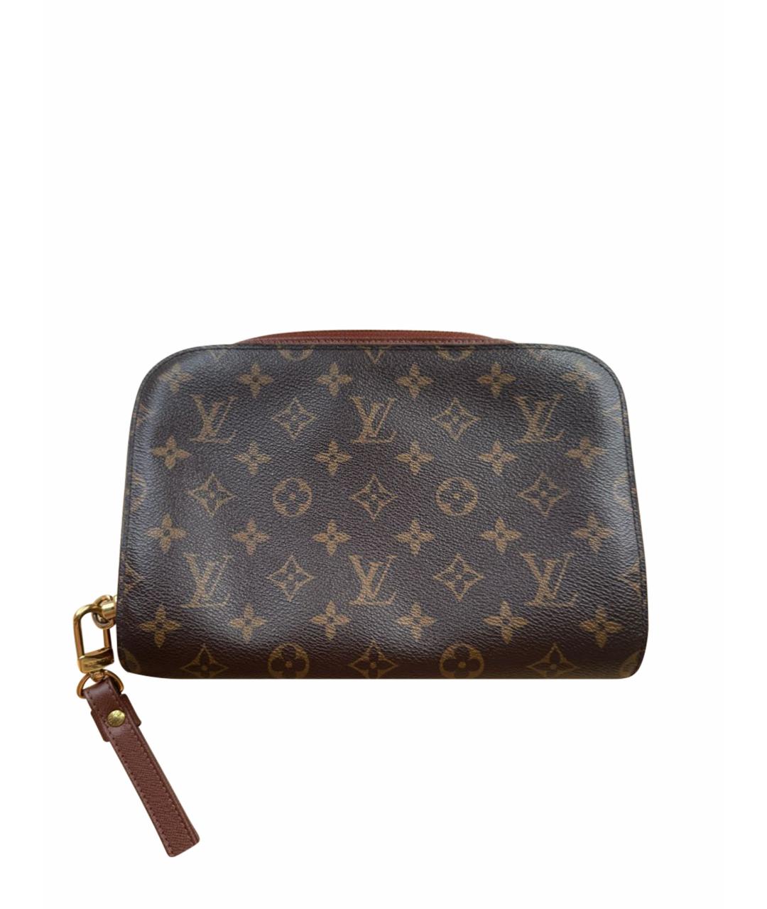 LOUIS VUITTON PRE-OWNED Коричневая барсетка, фото 1