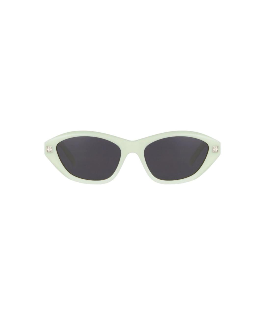 GIVENCHY Салатовые пластиковые солнцезащитные очки, фото 1