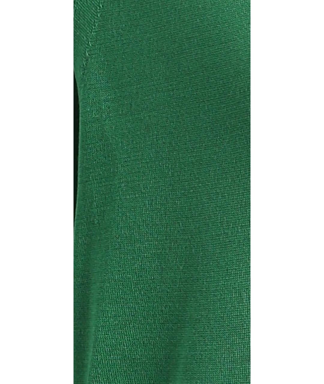 HERMES Зеленый шелковый джемпер / свитер, фото 5