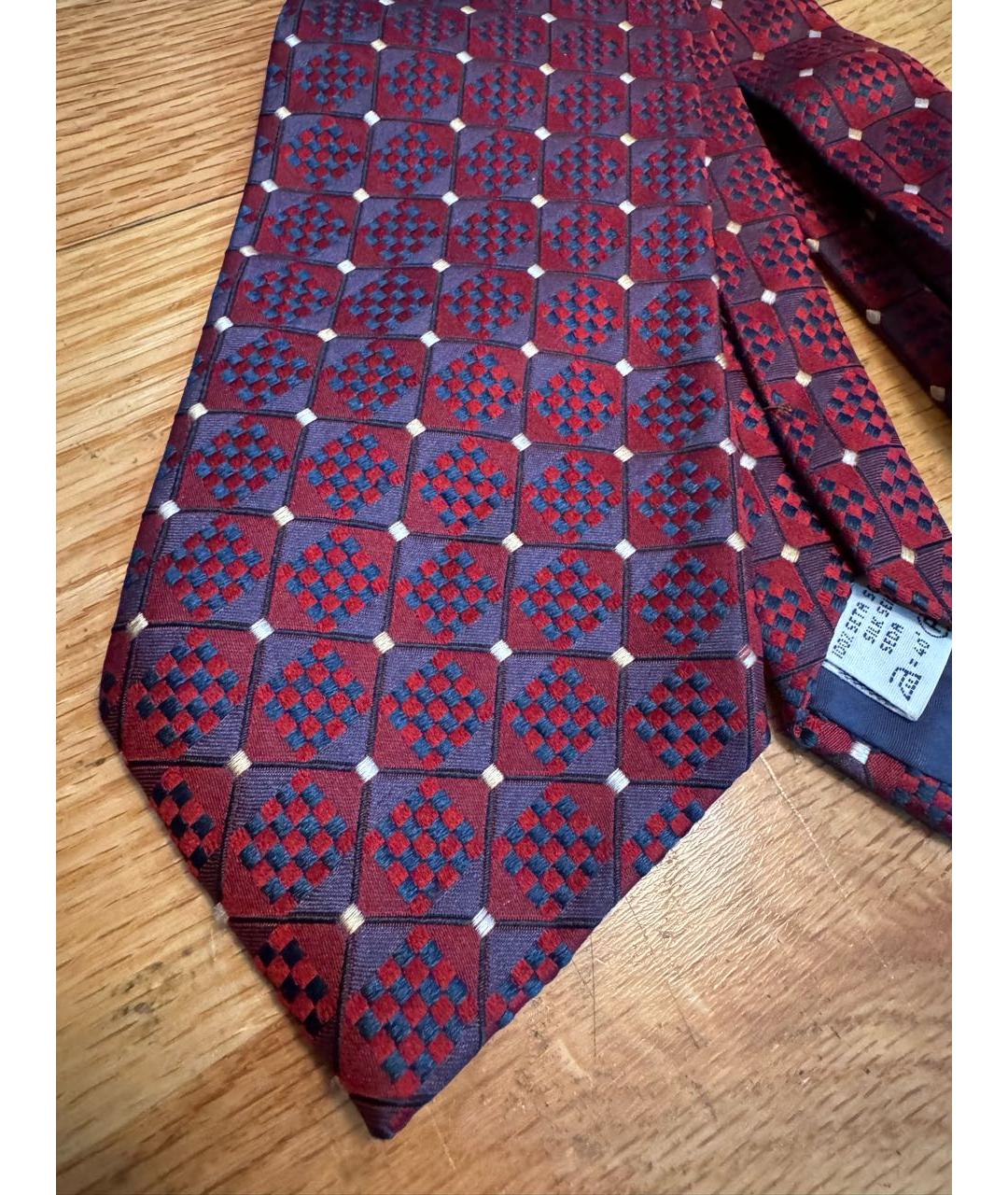 GIVENCHY Бордовый шелковый галстук, фото 3