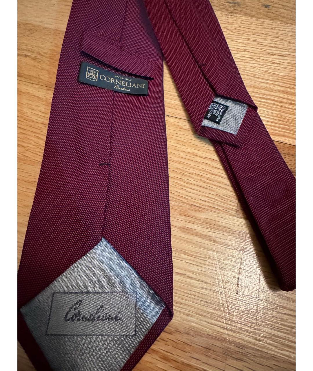 CORNELIANI Бордовый галстук, фото 2