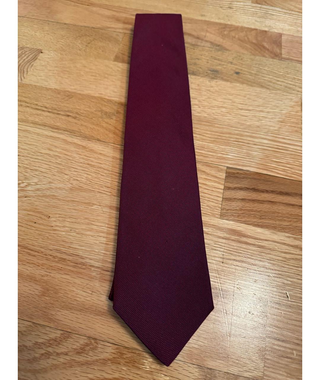 CORNELIANI Бордовый галстук, фото 4