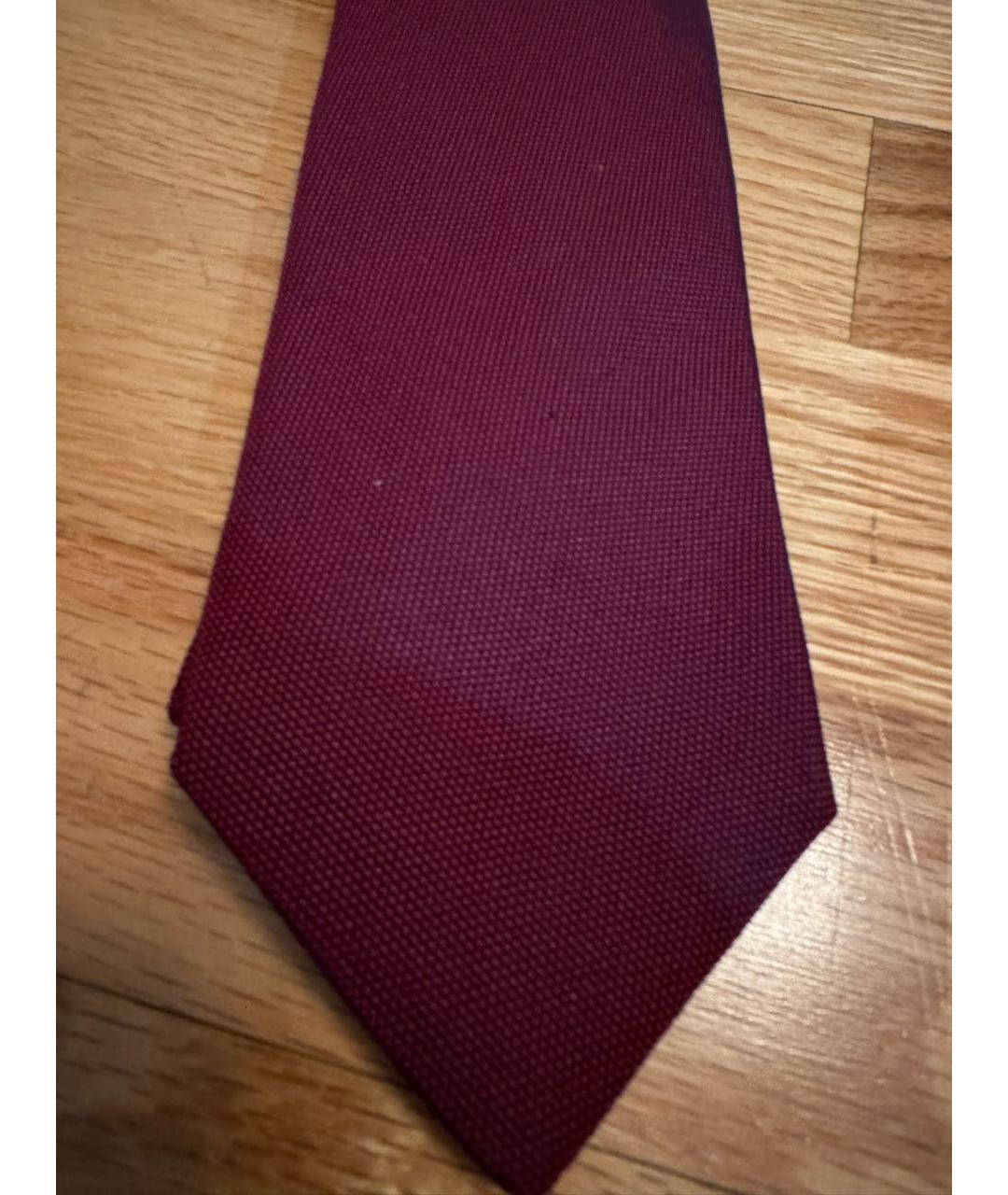 CORNELIANI Бордовый галстук, фото 3