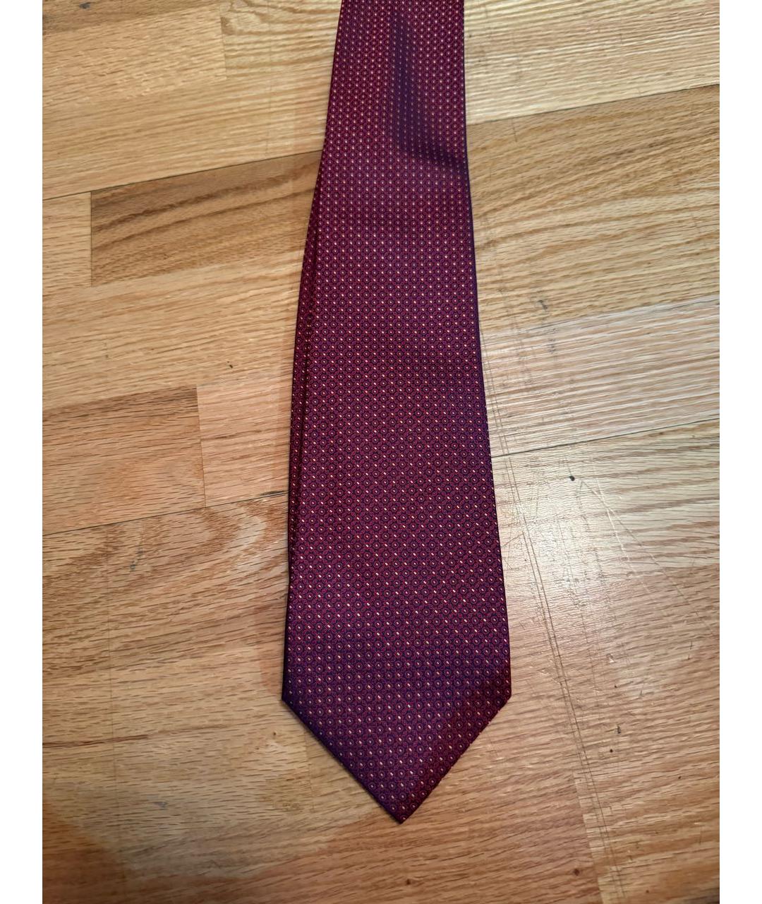 STEFANO RICCI Бордовый галстук, фото 4