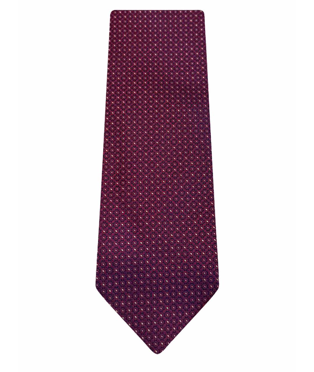 STEFANO RICCI Бордовый галстук, фото 1