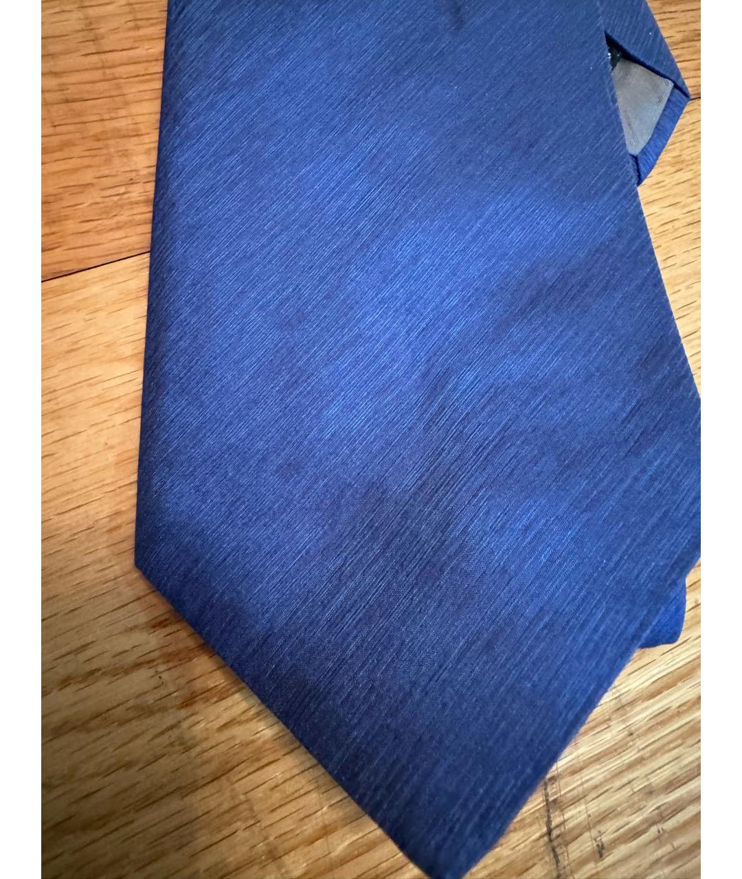 CHRISTIAN DIOR PRE-OWNED Синий галстук, фото 3