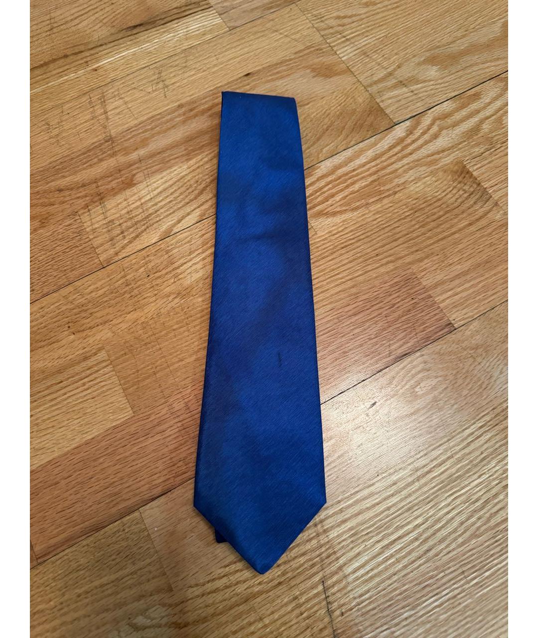CHRISTIAN DIOR PRE-OWNED Синий галстук, фото 4