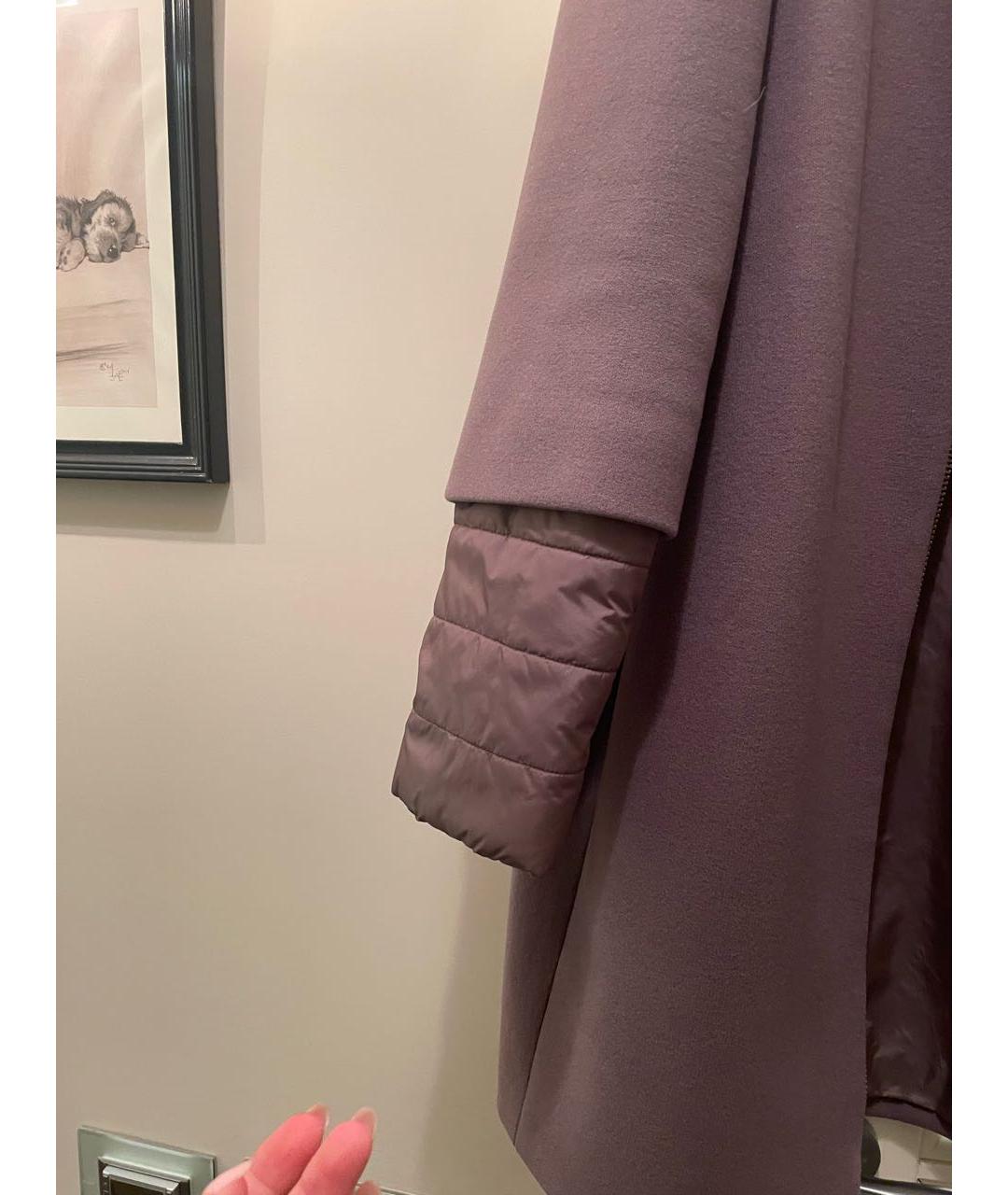 PESERICO Фиолетовое шерстяное пальто, фото 3