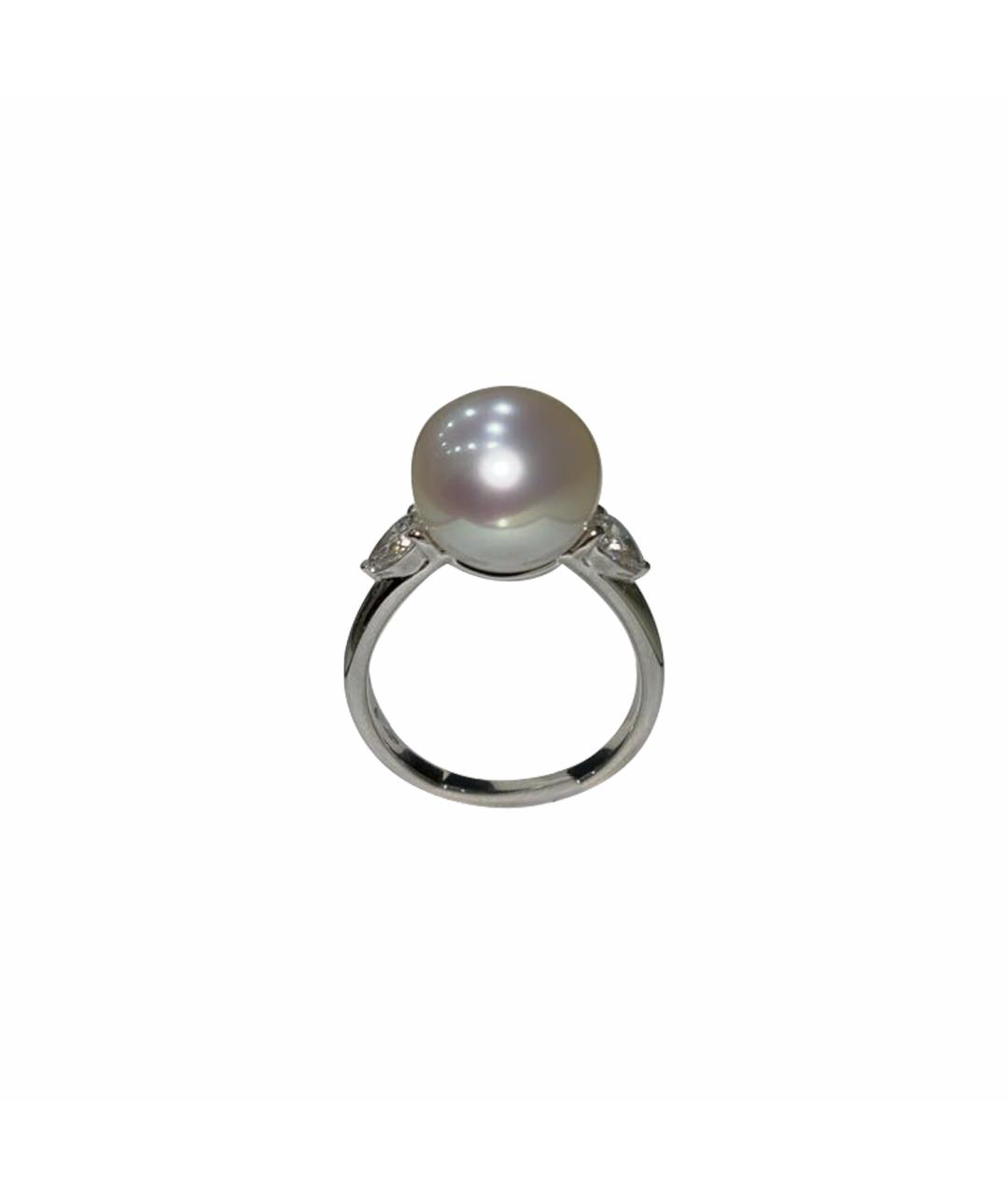 Mikimoto Белое кольцо из белого золота, фото 1