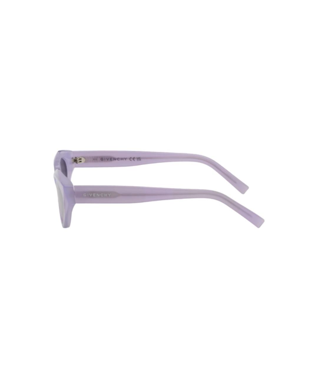GIVENCHY Фиолетовые пластиковые солнцезащитные очки, фото 3