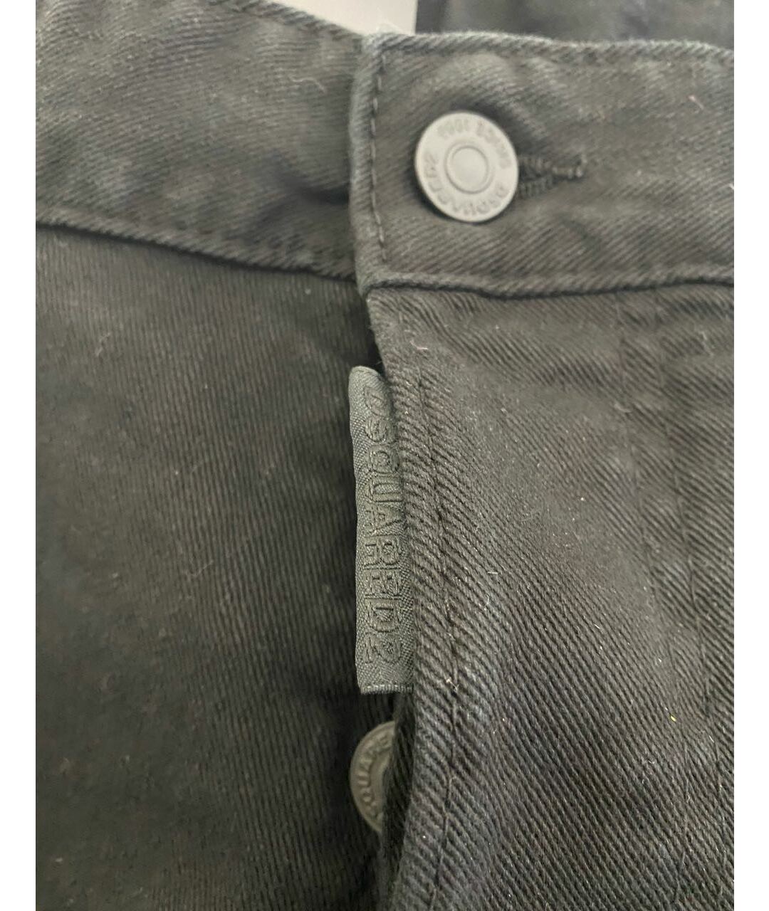 DSQUARED2 Черные хлопко-эластановые джинсы скинни, фото 3