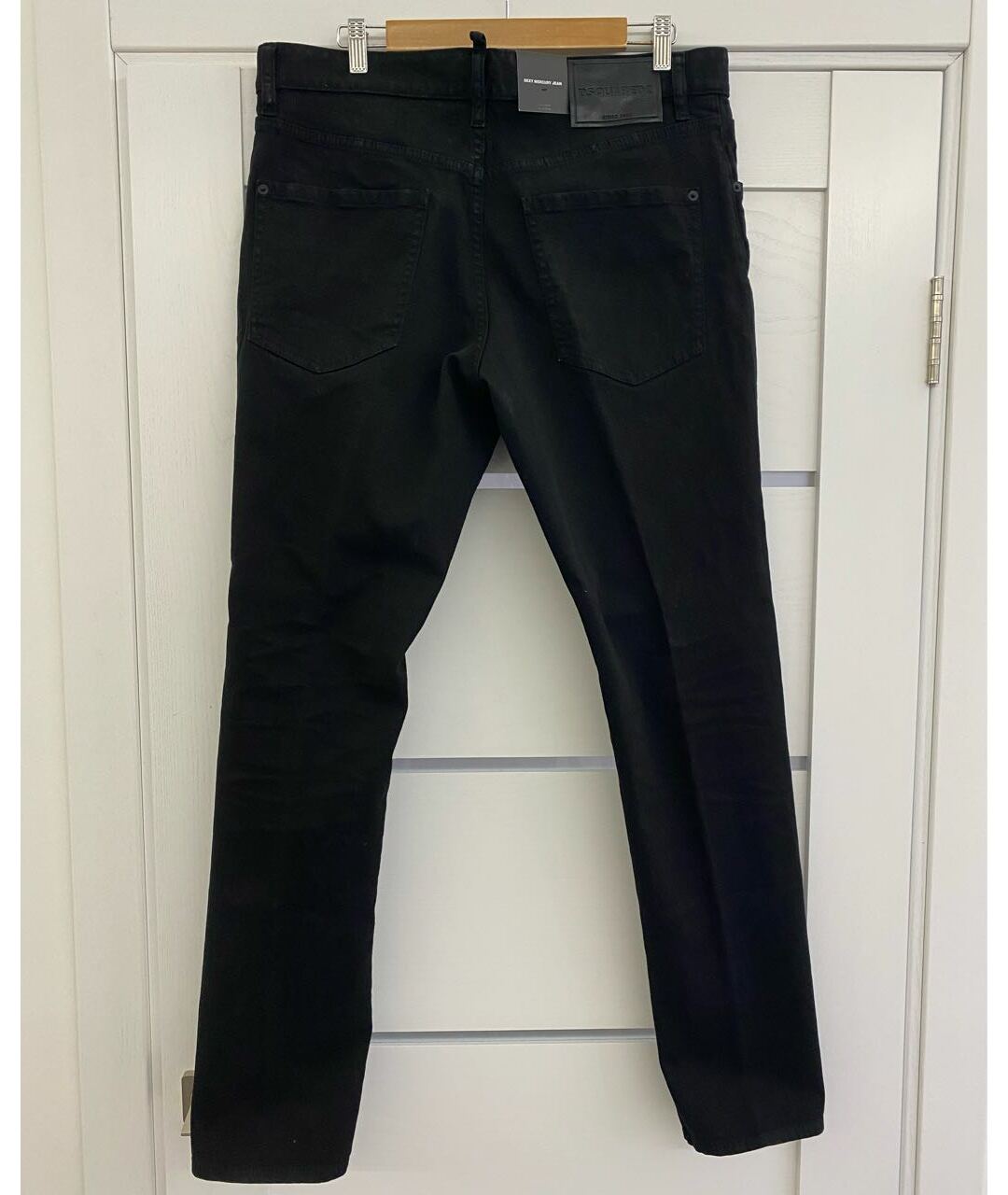 DSQUARED2 Черные хлопко-эластановые джинсы скинни, фото 2