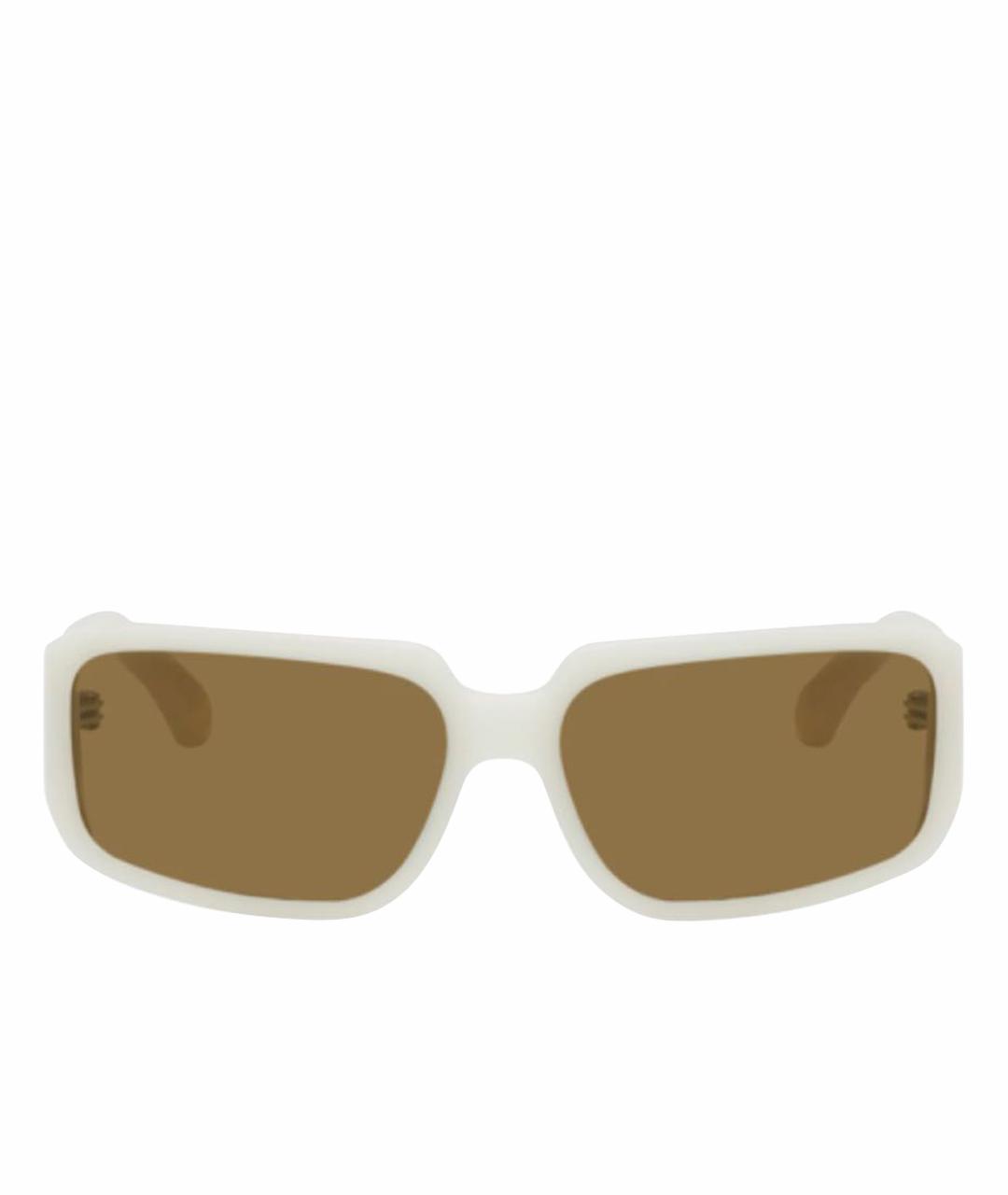 DRIES VAN NOTEN Белые пластиковые солнцезащитные очки, фото 1