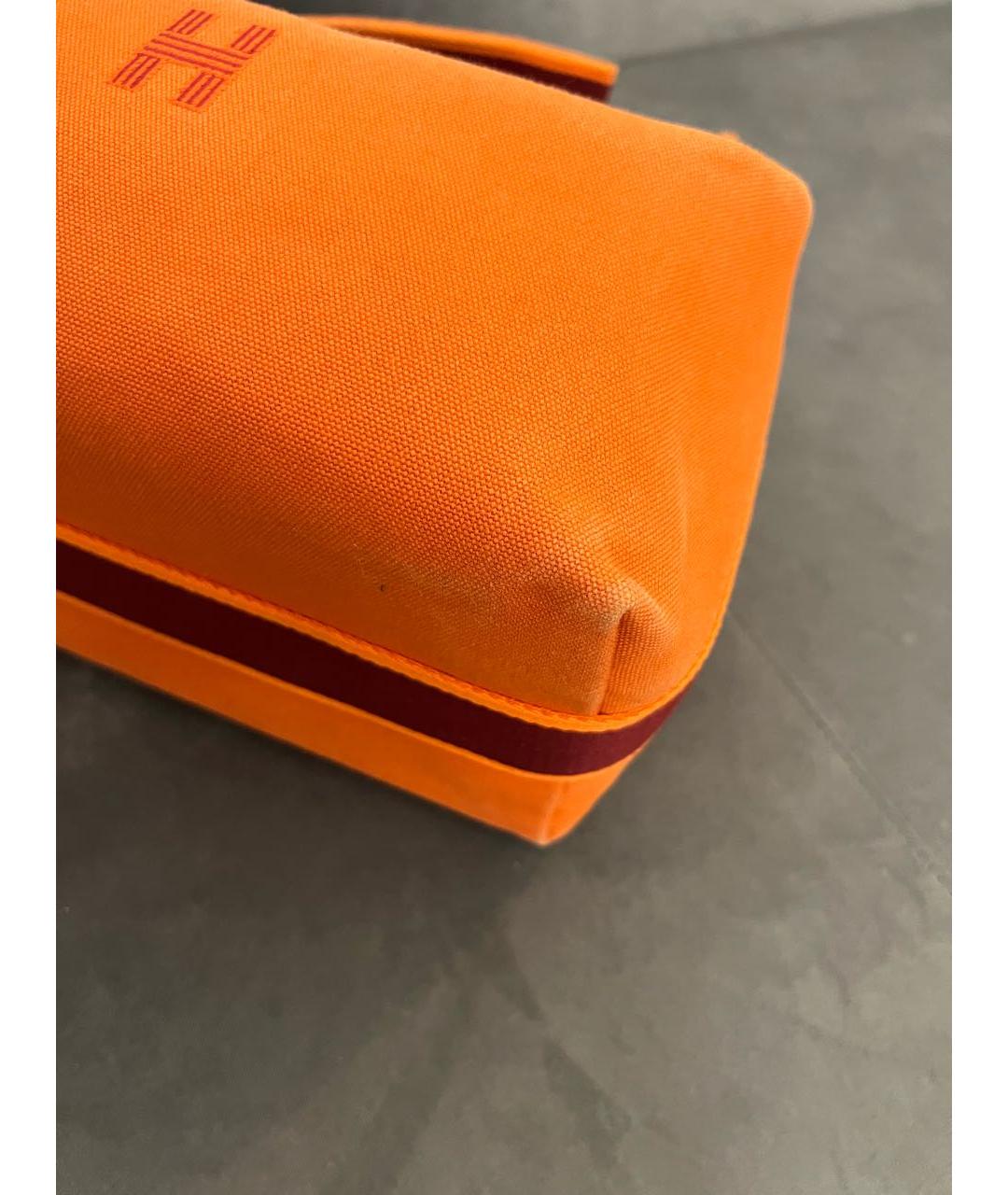 HERMES PRE-OWNED Оранжевая косметичка, фото 7