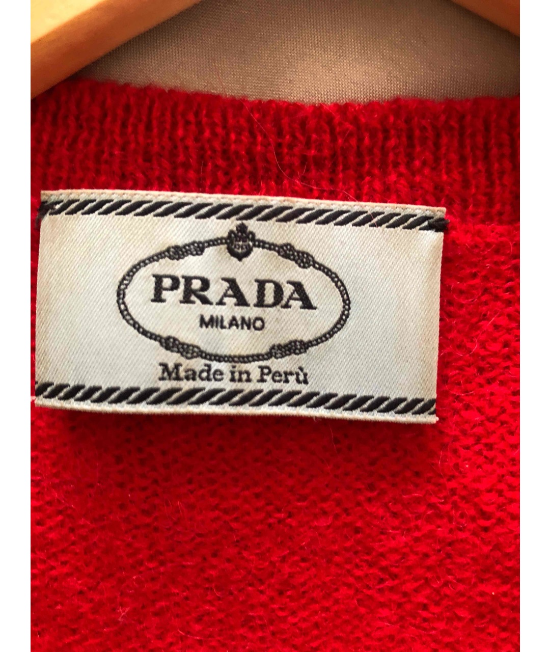 PRADA Красный джемпер / свитер, фото 2
