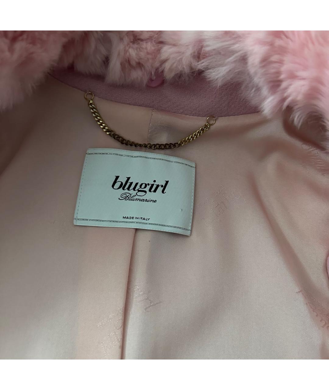 BLUGIRL Розовое пальто, фото 3
