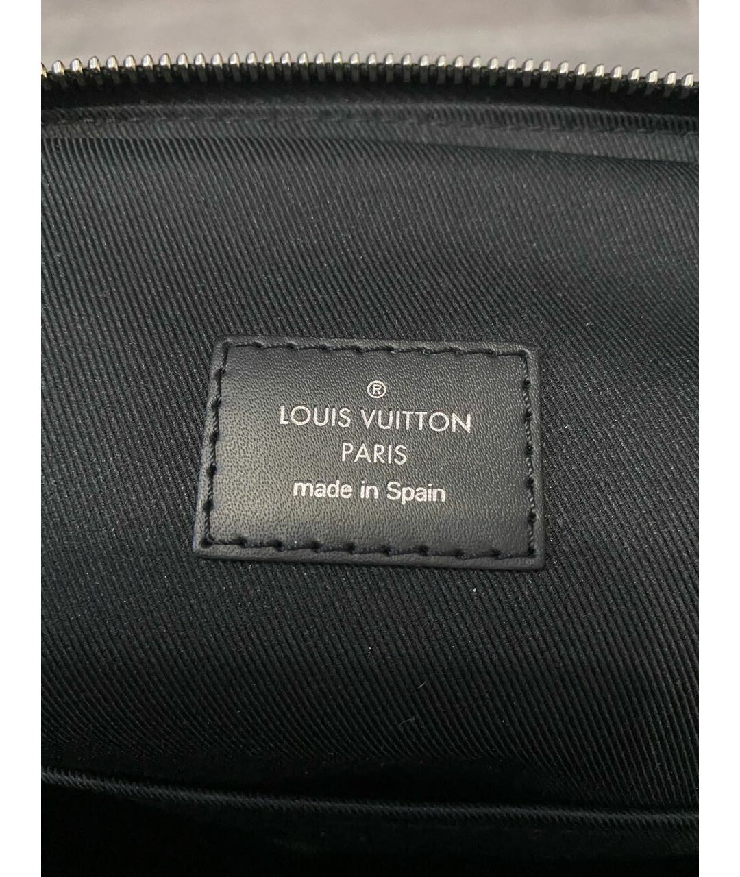 LOUIS VUITTON PRE-OWNED Черная сумка на плечо, фото 7
