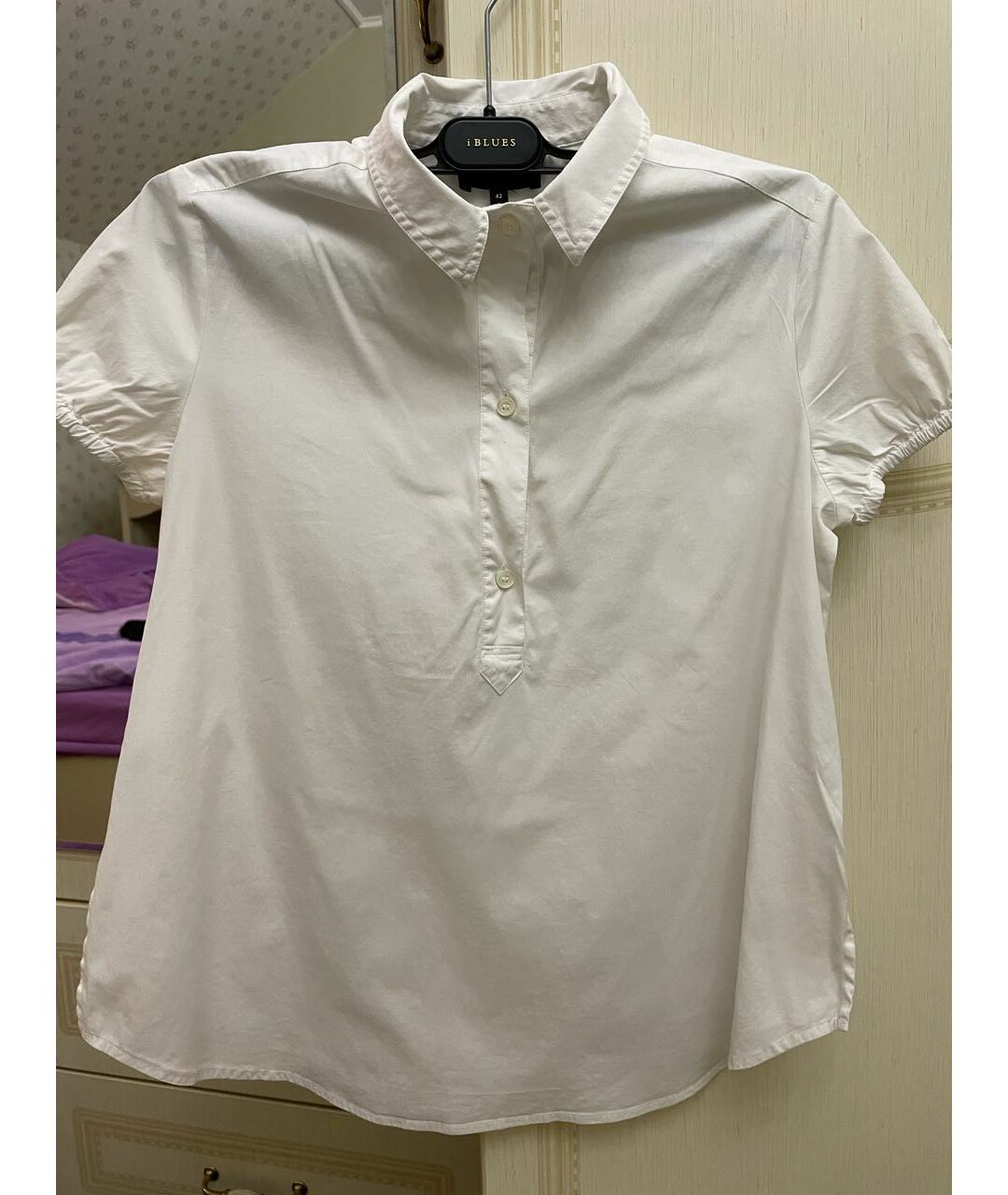 EMPORIO ARMANI Белая хлопковая рубашка, фото 5