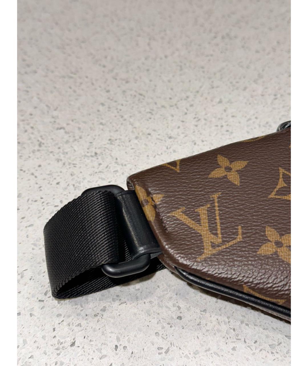 LOUIS VUITTON PRE-OWNED Коричневая поясная сумка, фото 5