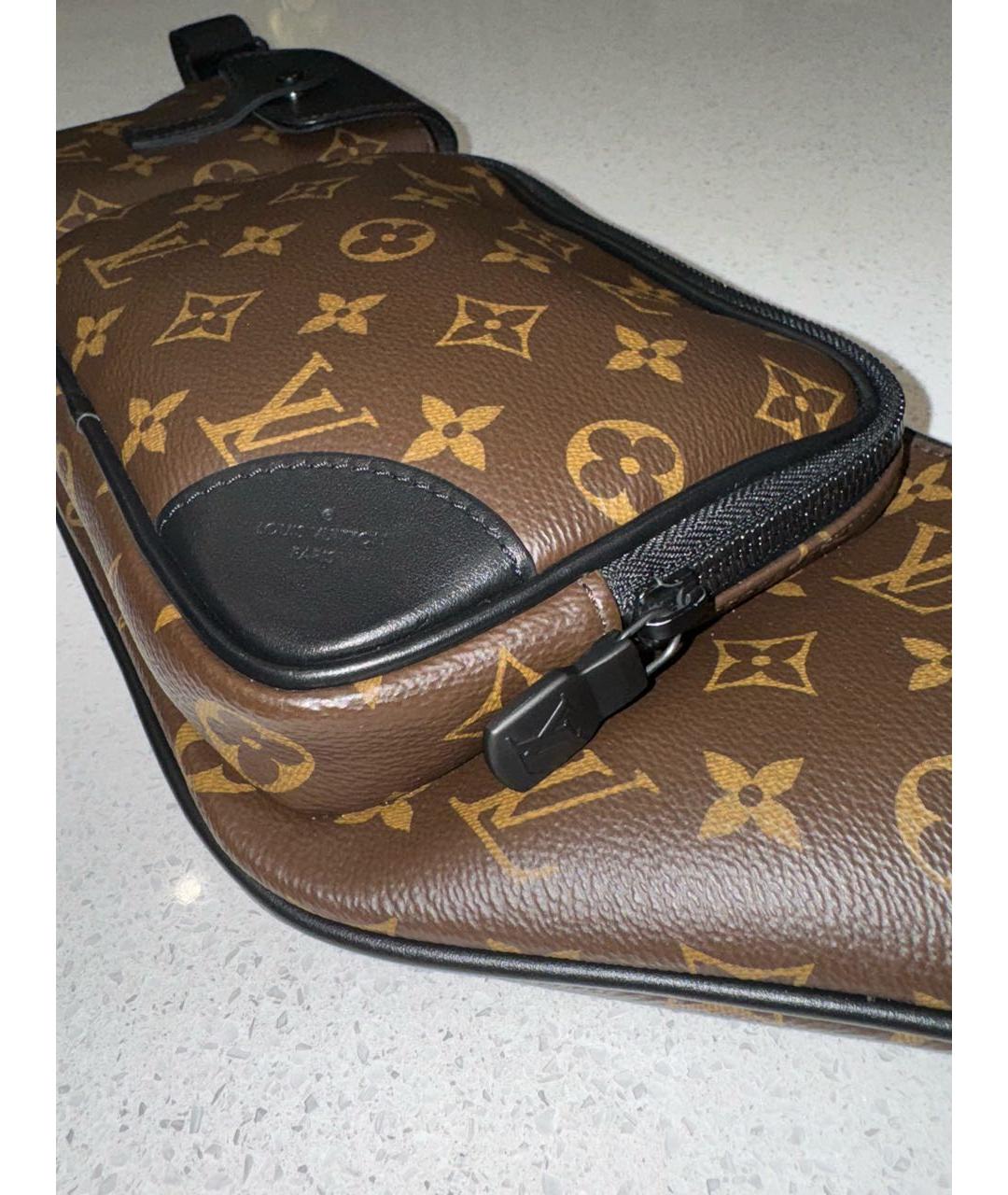 LOUIS VUITTON PRE-OWNED Коричневая поясная сумка, фото 3