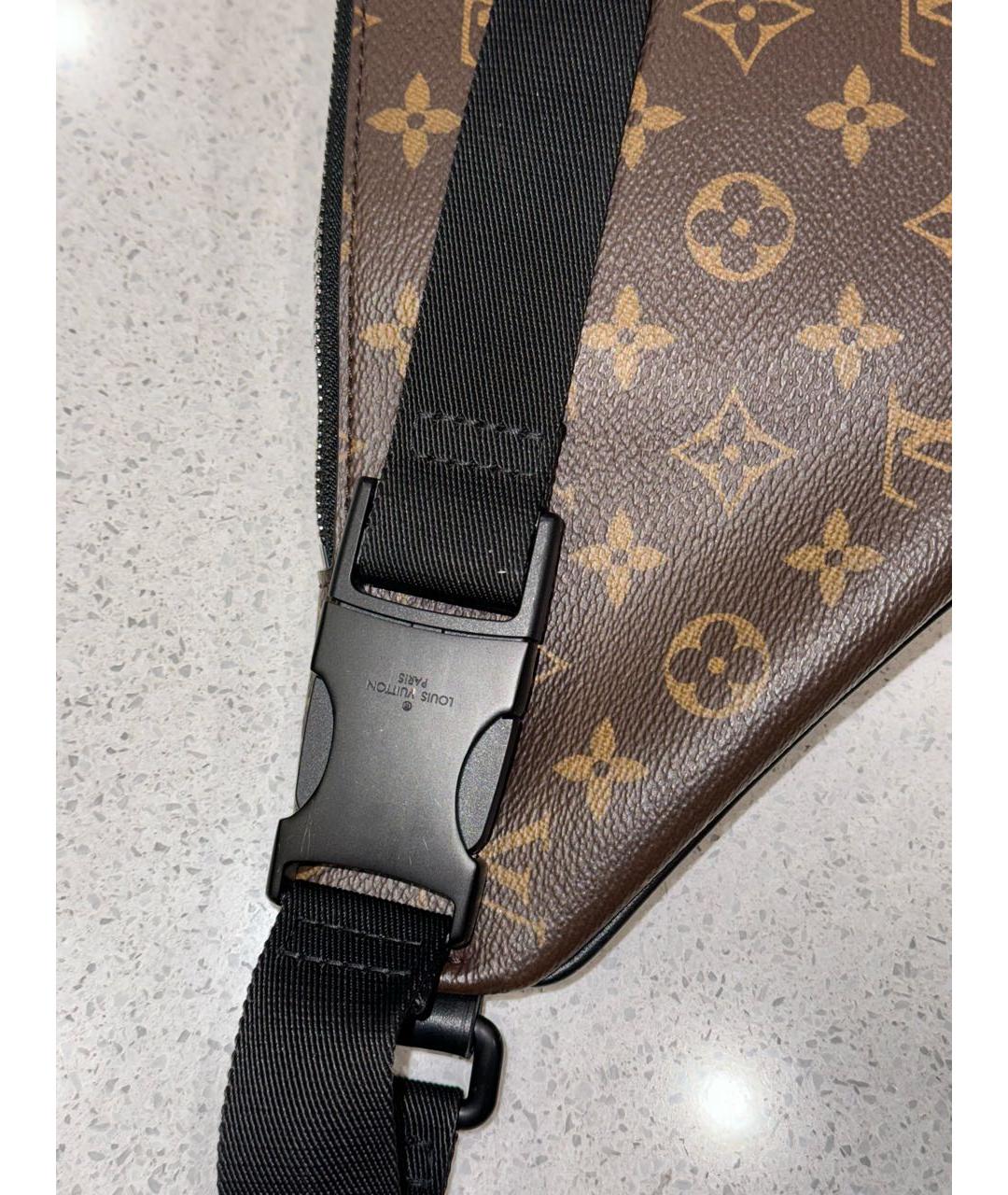 LOUIS VUITTON PRE-OWNED Коричневая поясная сумка, фото 7