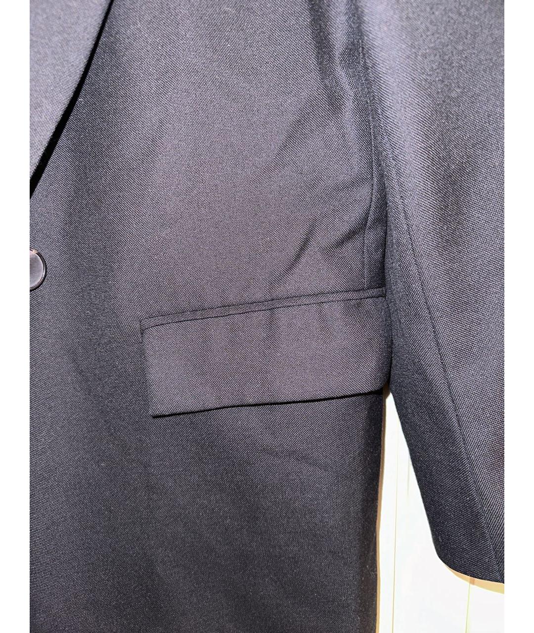 SANDRO Черный хлопковый жакет/пиджак, фото 2