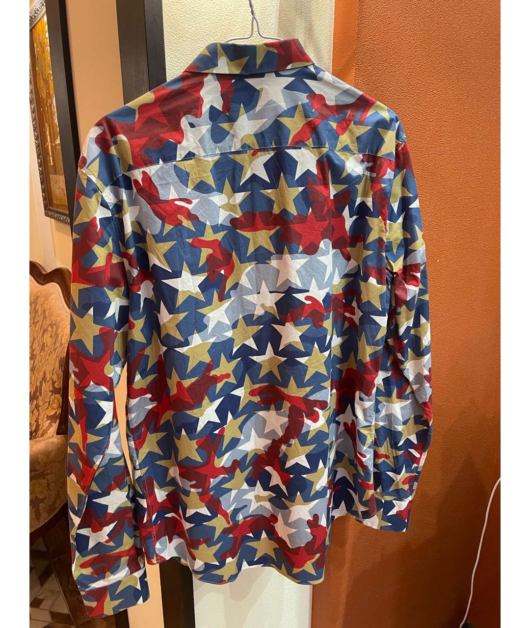 VALENTINO Мульти хлопко-полиэстеровая кэжуал рубашка, фото 2