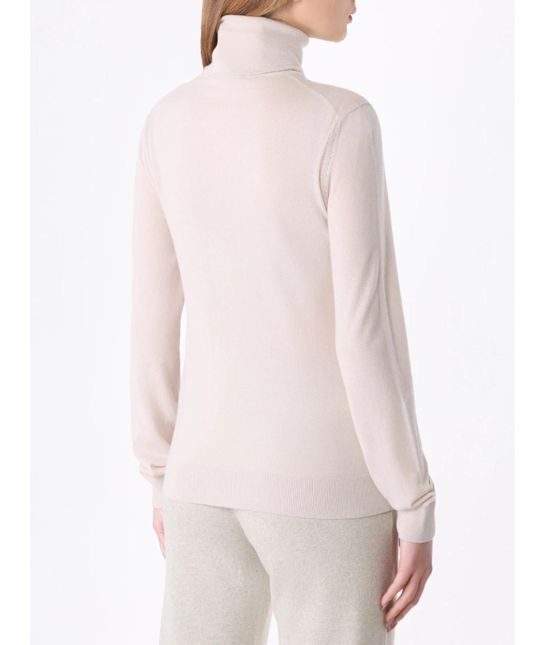 LORO PIANA Бежевая водолазка, фото 3