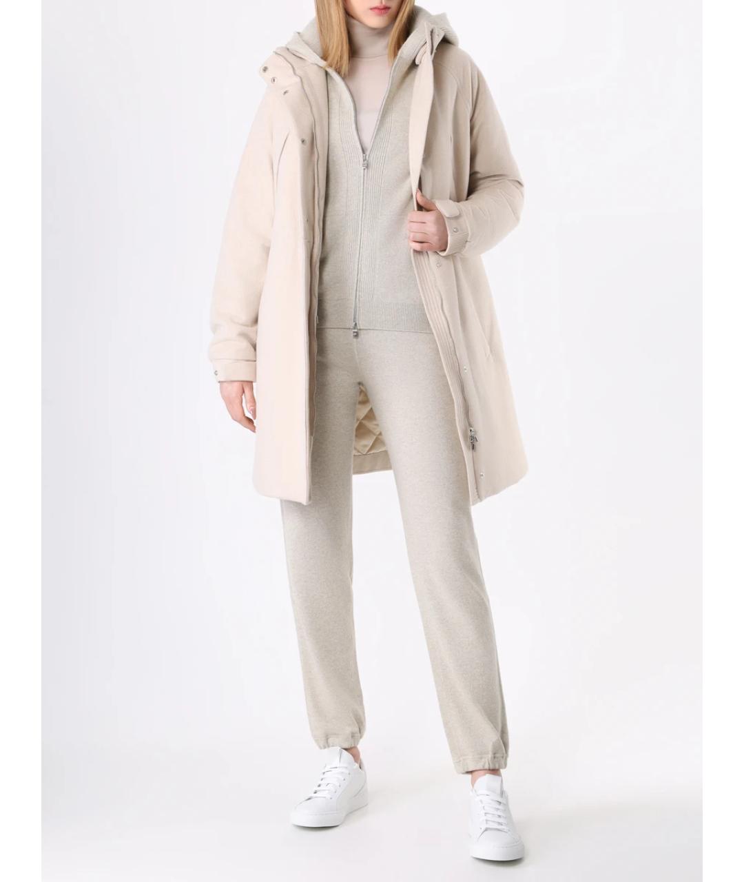 LORO PIANA Бежевая водолазка, фото 2