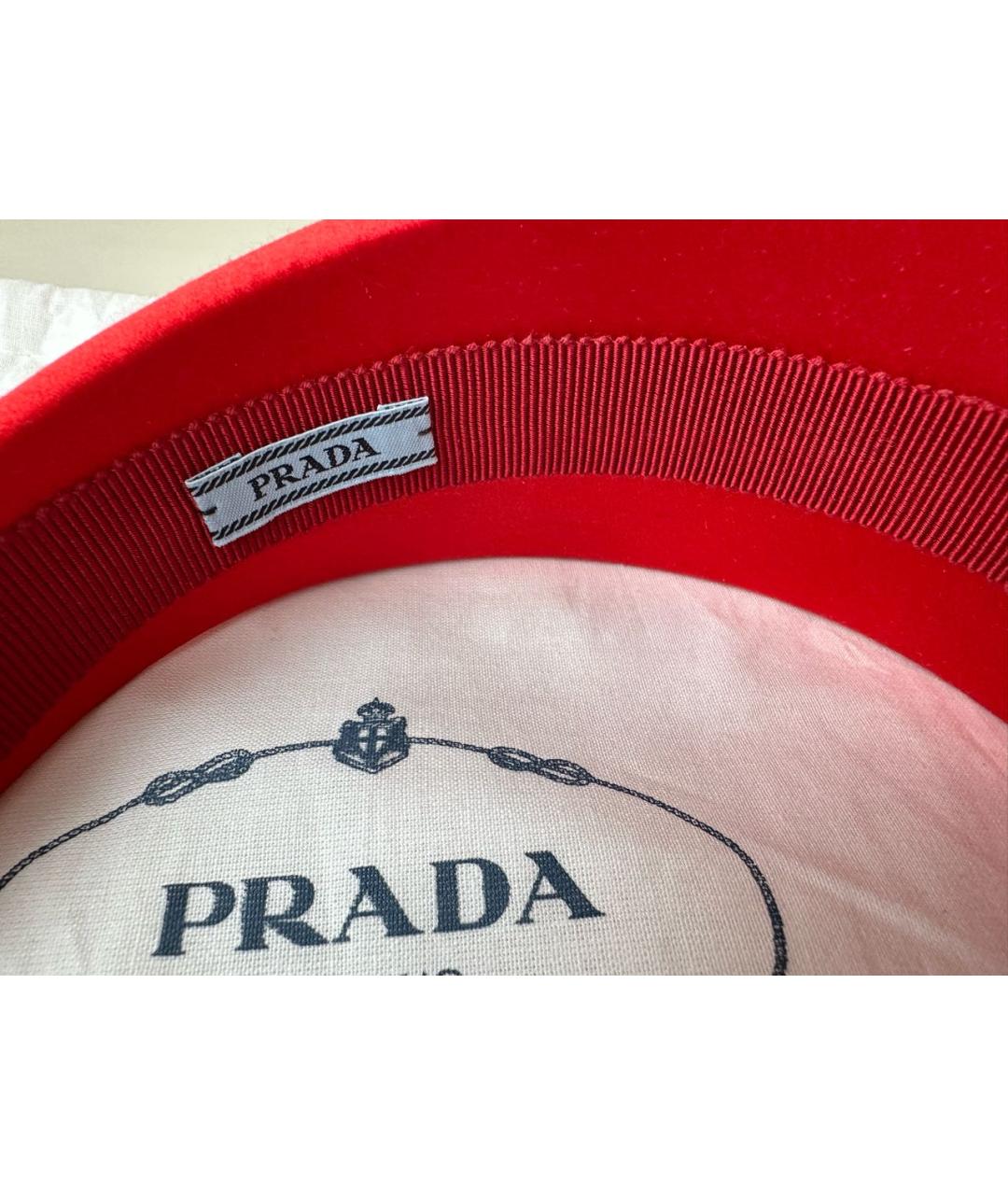 PRADA Красная повязка, фото 4