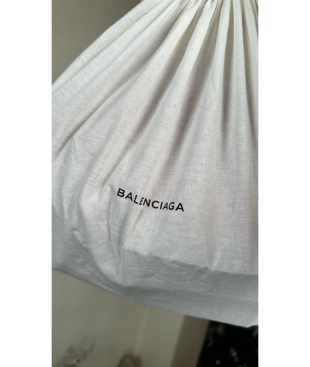 BALENCIAGA Розовая кожаная сумка с короткими ручками, фото 3