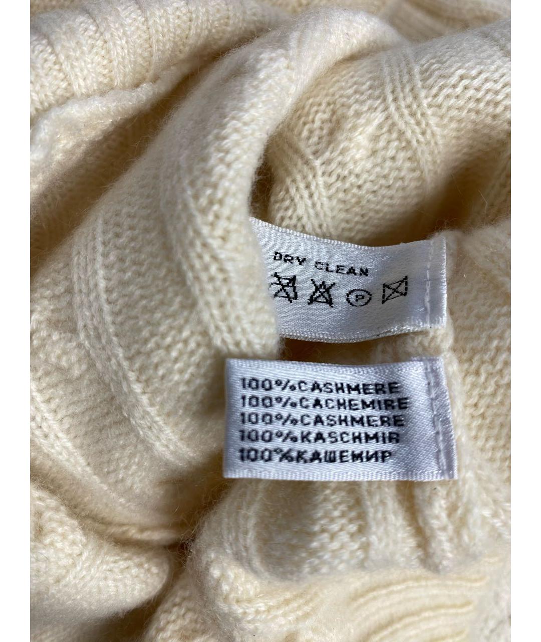 RALPH LAUREN Белый кашемировый джемпер / свитер, фото 6