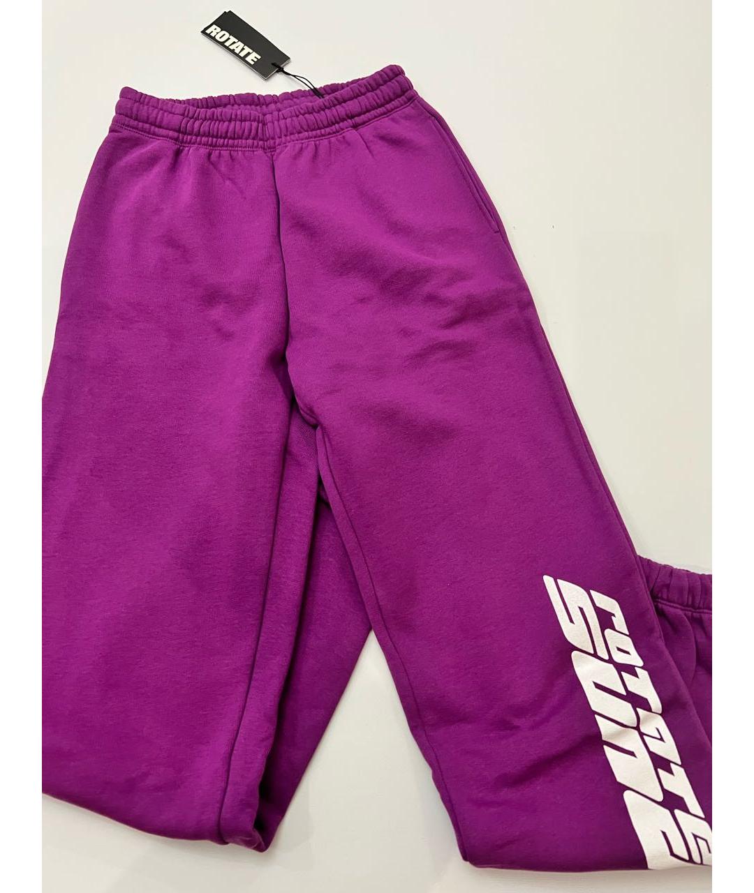 ROTATE Фиолетовый хлопковый костюм с брюками, фото 6