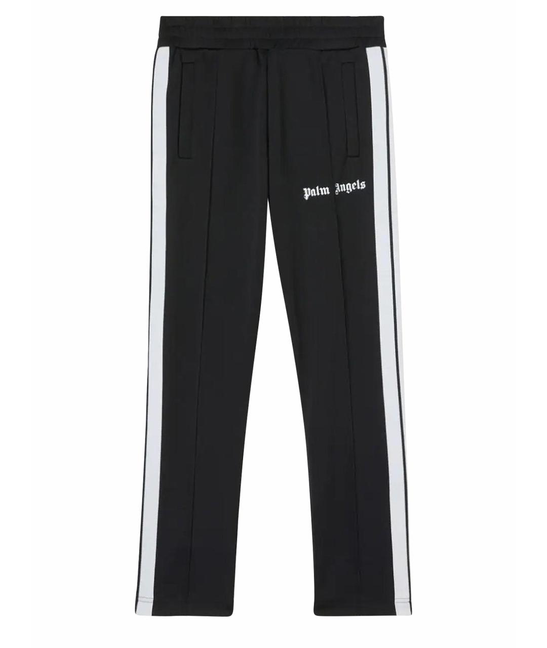 PALM ANGELS Черные полиэстеровые повседневные брюки, фото 1
