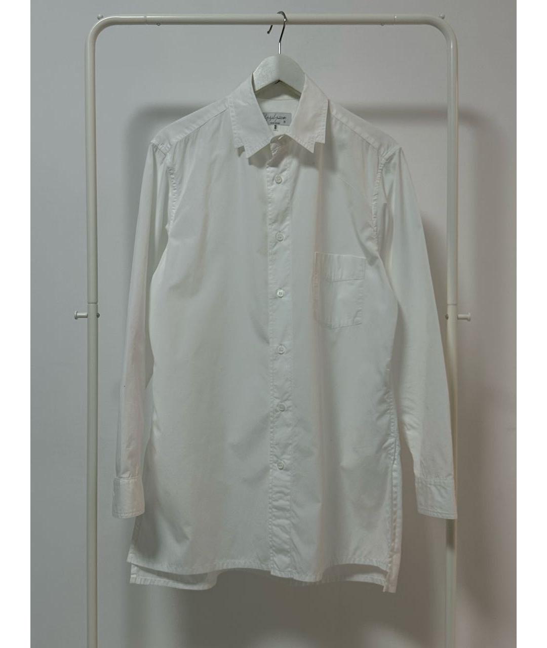 YOHJI YAMAMOTO Белая хлопковая кэжуал рубашка, фото 9