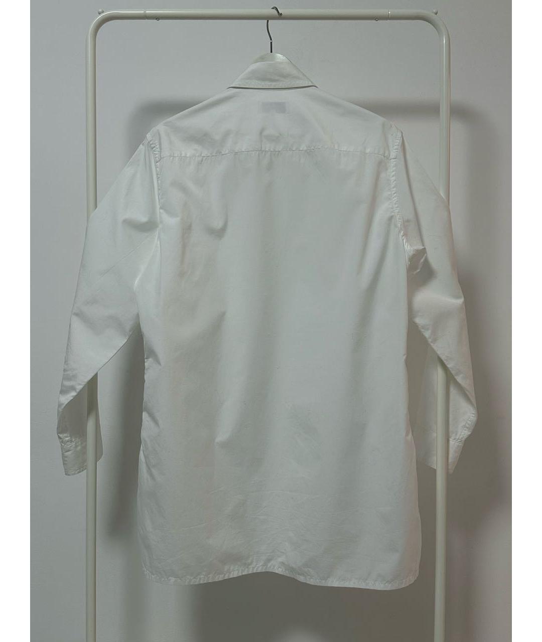 YOHJI YAMAMOTO Белая хлопковая кэжуал рубашка, фото 6