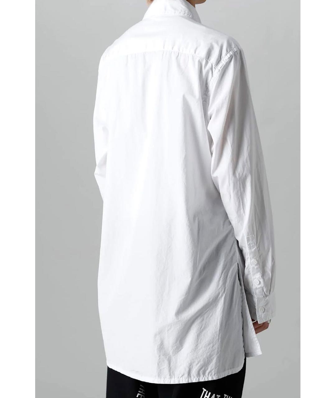 YOHJI YAMAMOTO Белая хлопковая кэжуал рубашка, фото 4