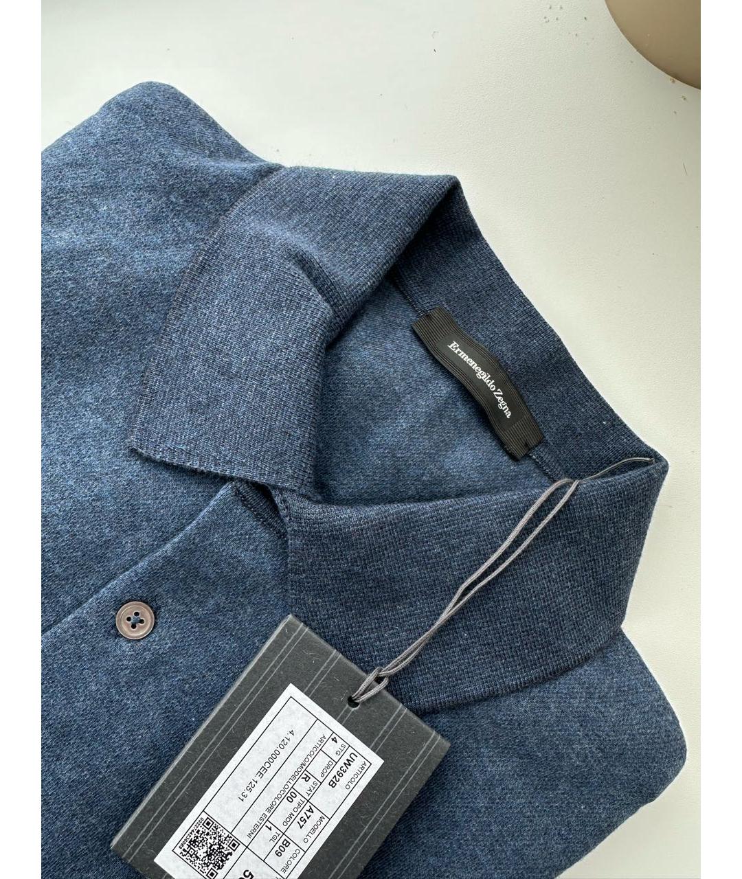 ZEGNA Темно-синий джемпер / свитер, фото 3
