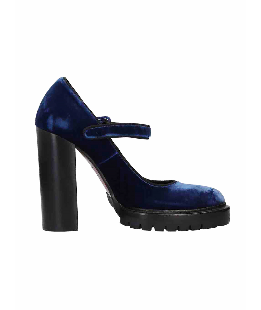 ETRO Темно-синие бархатные туфли, фото 1