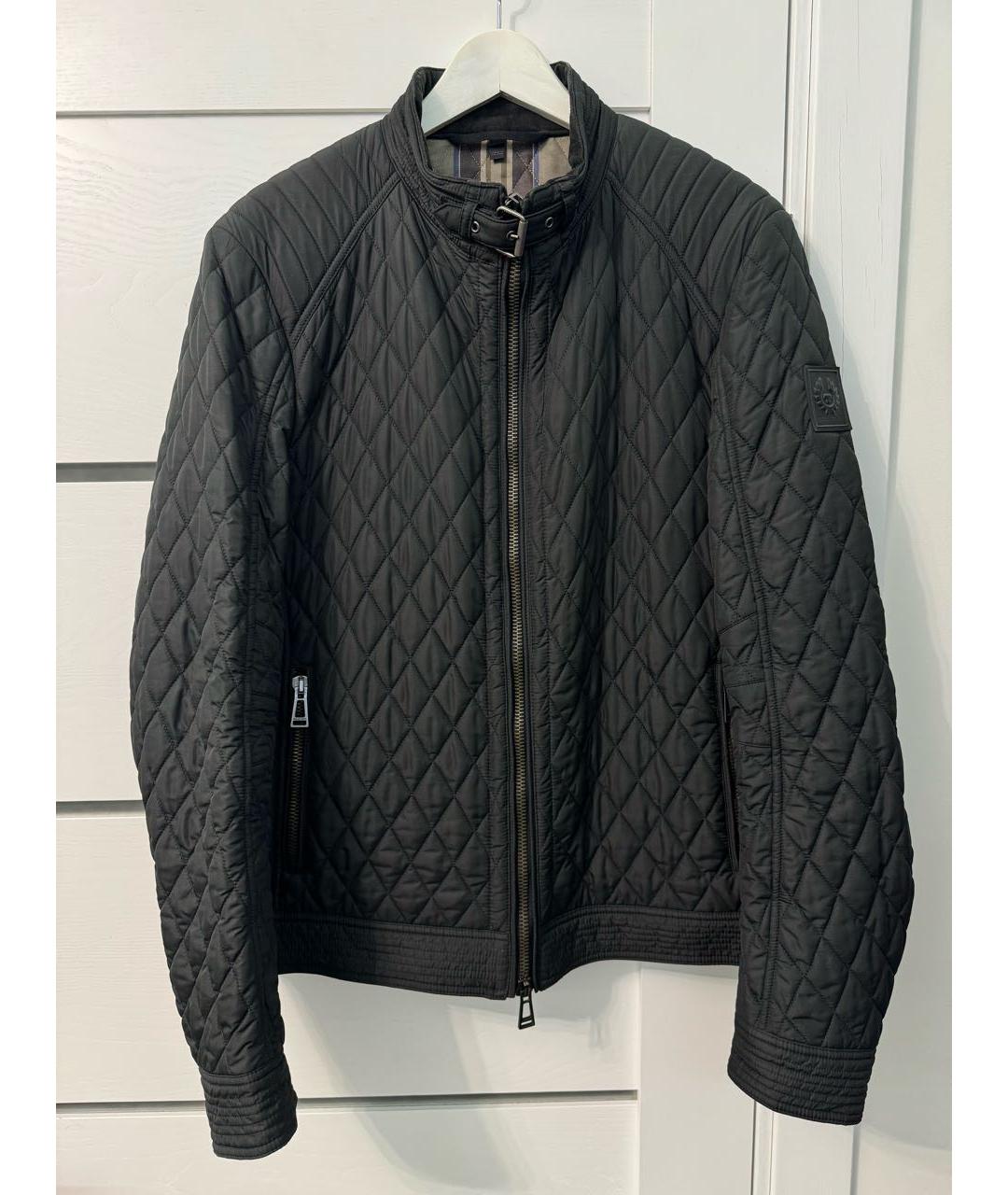 BELSTAFF Черная полиэстеровая куртка, фото 9