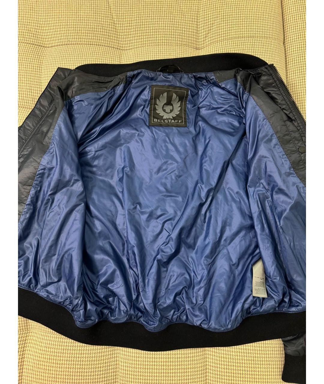 BELSTAFF Темно-синяя полиэстеровая куртка, фото 5