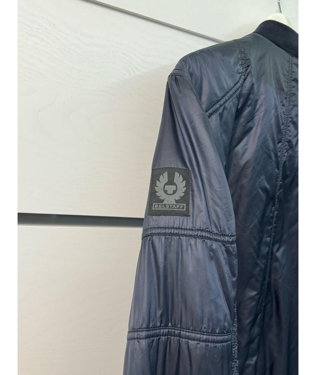BELSTAFF Темно-синяя полиэстеровая куртка, фото 3