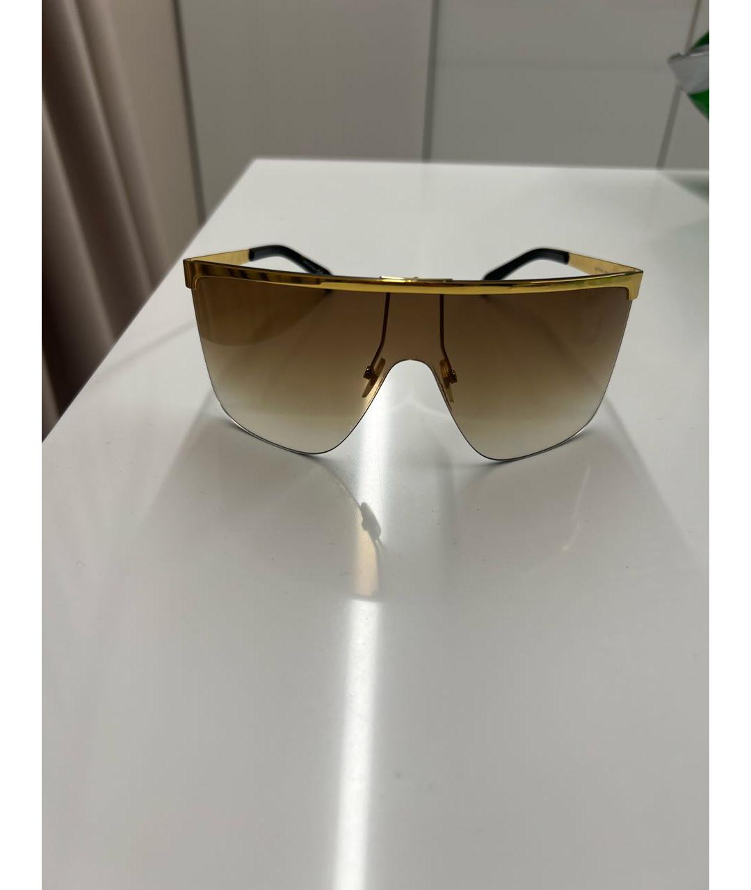 GIVENCHY Золотые солнцезащитные очки, фото 6