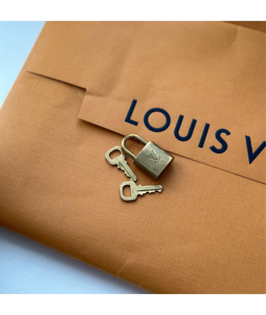 LOUIS VUITTON PRE-OWNED Бежевая сумка с короткими ручками, фото 3