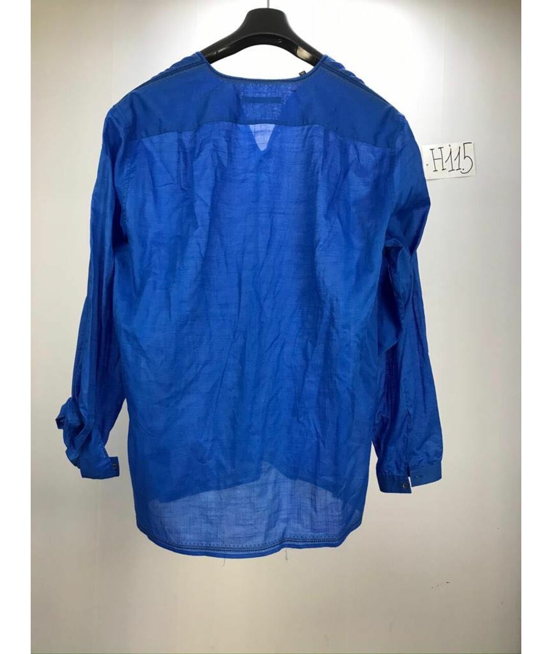 GUCCI Синяя хлопковая кэжуал рубашка, фото 2
